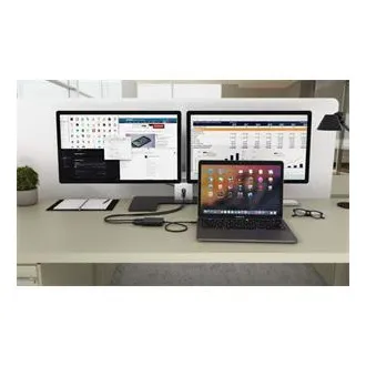 I-tec USB-C Dual 4K/60Hz (single 8K/30Hz) DP Video Adapter