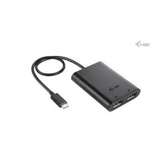 I-tec USB-C Dual 4K/60Hz (single 8K/30Hz) DP Video Adapter