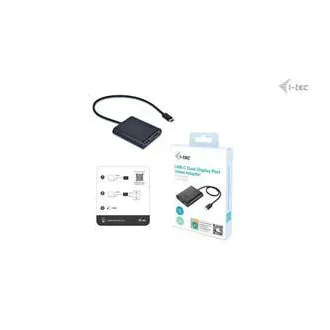 I-tec USB-C Dual 4K/60Hz (single 8K/30Hz) DP Video Adapter