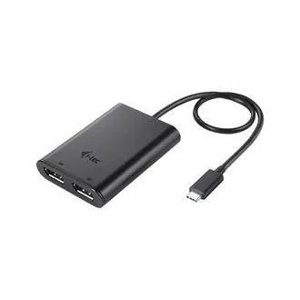 I-tec USB-C Dual 4K/60Hz (single 8K/30Hz) DP Video Adapter