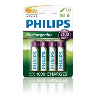 Philips baterie AA 2100mAh MultiLife, NiMh - 4ks Philips baterie AA 2100mAh MultiLife, NiMh - 4ks