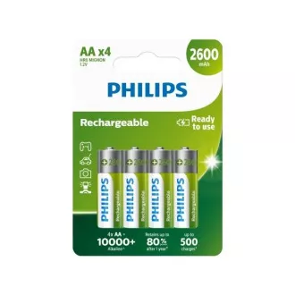Philips baterie AA 2600mAh MultiLife, NiMh - 4ks Philips baterie AA 2600mAh MultiLife, NiMh - 4ks