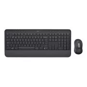 Logitech klávesnice s myší Wireless MK650 Signature - bezdrátová/Logitech bolt/Bluetooth/ CZ/SK/Graphitová