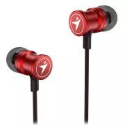 Genius HS-M316 /sluchátka s mikrofonem/ 3,5mm jack - 4 pin/ červená