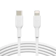 Belkin BOOST CHARGE Lightning/USB-C kabel, 1m, bílý