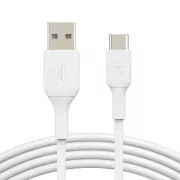 Belkin BOOST CHARGE USB-C/USB-A kabel, 2m, bílý