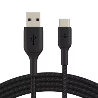 Belkin BOOST CHARGE USB-C/USB-A kabel, 1m, černý - odolný Belkin BOOST CHARGE USB-C/USB-A kabel, 1m, černý - odolný