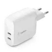 Belkin BOOST CHARGE Duální 40W USB-C Power Delivery nástěnná nabíječka, bílá