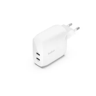 Belkin BOOST CHARGE Duální 60W USB-C Power Delivery PPS nástěnná nabíječka, bílá Belkin BOOST CHARGE Duální 60W USB-C Power Delivery PPS nástěnná nabíječka, bílá