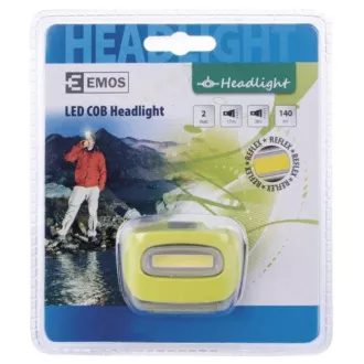 Emos LED čelovka P3528, 150 lm, 20 m, COB LED, 3x AAA Emos LED čelovka P3528, 150 lm, 20 m, COB LED, 3x AAA
