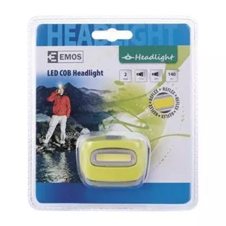 Emos LED čelovka P3528, 150 lm, 20 m, COB LED, 3x AAA Emos LED čelovka P3528, 150 lm, 20 m, COB LED, 3x AAA