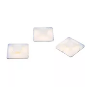 Fixapart CTMB 01 - samolepící příchytka pro stahovací pásky 3.6mm, 19x19mm, bílá