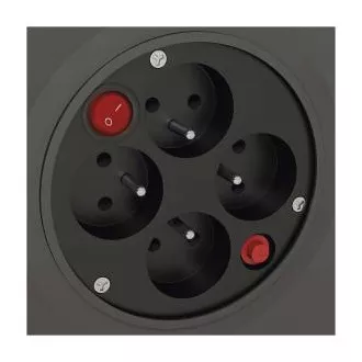 Emos prodlužovací buben - 4 zásuvky, 25m, 1.5mm, PVC, IP20 Emos prodlužovací buben - 4 zásuvky, 25m, 1.5mm, PVC, IP20