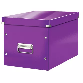 LEITZ Čtvercová krabice Click&Store, velikost L (A4), purpurová LEITZ Čtvercová krabice Click&Store, velikost L (A4), purpurová