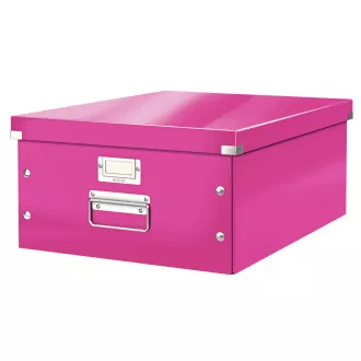 LEITZ Univerzální krabice Click&Store, velikost L (A3), růžová