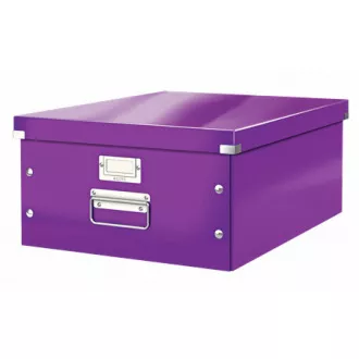 LEITZ Univerzální krabice Click&Store, velikost L (A3), purpurová