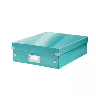 LEITZ Organizační box Click&Store, velikost M, ledově modrá