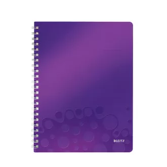 LEITZ Blok WOW A4, PP, linka, purpurová LEITZ Blok WOW A4, PP, linka, purpurová