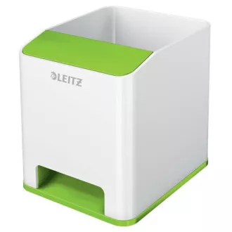 LEITZ Stojánek na tužky WOW hudební, bílá/zelená LEITZ Stojánek na tužky WOW hudební, bílá/zelená