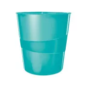 LEITZ Odpadkový koš WOW, ledově modrá
