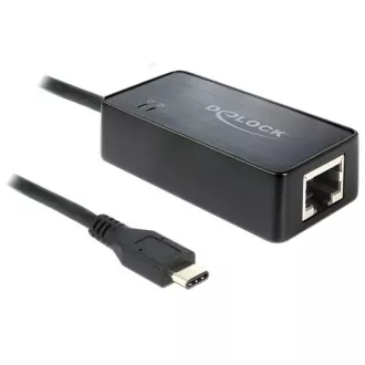 Delock adapter SuperSpeed USB (USB 3.1, Gen 1) s USB Type-C™ samec > Gigabit LAN 10/100/1000 Mb/s Delock adapter SuperSpeed USB (USB 3.1, Gen 1) s USB Type-C™ samec > Gigabit LAN 10/100/1000 Mb/s