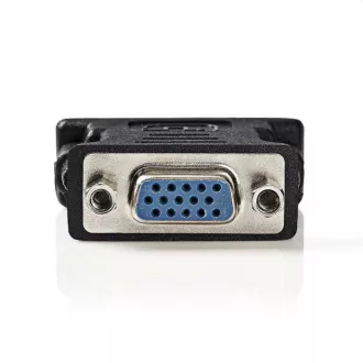 Nedis CCGB32900BK - DVI – VGA Adaptér | DVI-I 24+5-Pin Zástrčka - VGA Zásuvka | Černá barva