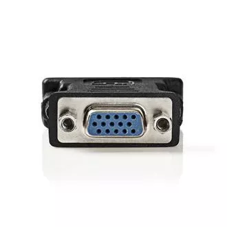 Nedis CCGB32900BK - DVI – VGA Adaptér | DVI-I 24+5-Pin Zástrčka - VGA Zásuvka | Černá barva