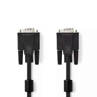 Nedis CCGB59000BK20 - Kabel VGA | VGA Zástrčka - VGA Zástrčka | 2 m | Černá barva Nedis CCGB59000BK20 - Kabel VGA | VGA Zástrčka - VGA Zástrčka | 2 m | Černá barva