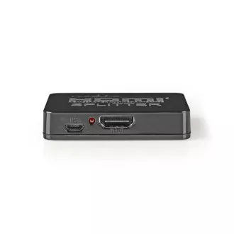 Nedis VSPL34002BK- HDMI Rozbočovač | 2 Porty port(s) | Vstup HDMI | 2x výstup HDMI | 4K@30Hz | 2.25 Gbps | Černá Nedis VSPL34002BK- HDMI Rozbočovač | 2 Porty port(s) | Vstup HDMI | 2x výstup HDMI | 4K@30Hz | 2.25 Gbps | Černá