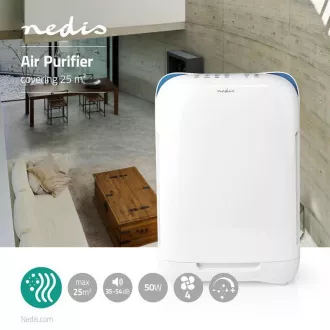 Nedis AIPU200CWT - Čistič Vzduchu | 25 m2 | 35–54 dB | Indikátor Kvality Vzduchu Nedis AIPU200CWT - Čistič Vzduchu | 25 m2 | 35–54 dB | Indikátor Kvality Vzduchu