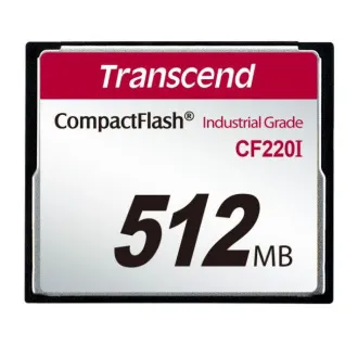 Transcend 512MB INDUSTRIAL TEMP CF220I CF CARD (SLC) Fixed disk and UDMA5