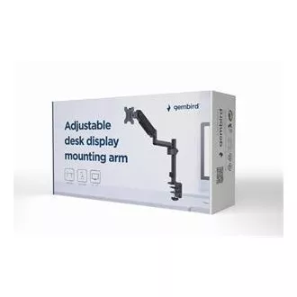 GEMBIRD Držák monitoru na stůl MA-DA1P-01, naklápěcí, až do 32" a 9kg, černý