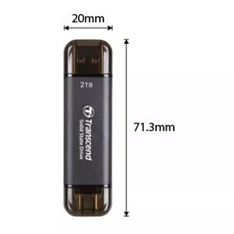 Transcend ESD310C 512GB, External SSD, USB 10Gbps, Type C/A Transcend ESD310C 512GB, External SSD, USB 10Gbps, Type C/A