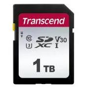 Transcend 1TB SDXC 300S (Class 10) UHS-I U3 V30 paměťová karta, 100 MB/s R, 85 MB/s W