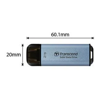 Transcend ESD300C 2TB, External SSD, USB 10Gbps, Type C Transcend ESD300C 2TB, External SSD, USB 10Gbps, Type C