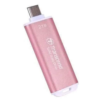 Transcend ESD300P 2TB, External SSD, USB 10Gbps, Type C, 1050MB/R, 950MB/W, růžový Transcend ESD300P 2TB, External SSD, USB 10Gbps, Type C, 1050MB/R, 950MB/W, růžový