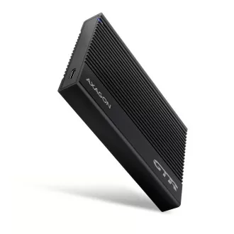 AXAGON EE25-GTR, USB-C 10Gbps - SATA 6G 2.5" RIBBED box, černý AXAGON EE25-GTR, USB-C 10Gbps - SATA 6G 2.5" RIBBED box, černý
