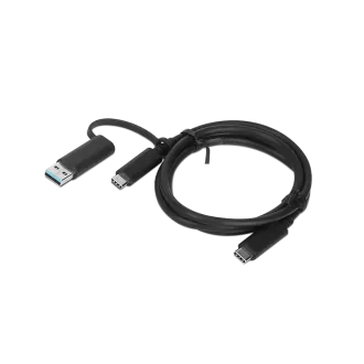 Lenovo kabel USB-C / USB-A+USB-C Hybrid 1m Lenovo kabel USB-C / USB-A+USB-C Hybrid 1m