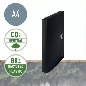 LEITZ Ekologický box na dokumenty RECYCLE, PP, černá