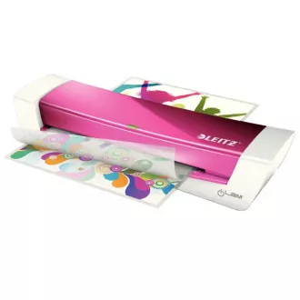 LEITZ iLAM Home Office A4 teplý laminátor, WOW růžová LEITZ iLAM Home Office A4 teplý laminátor, WOW růžová