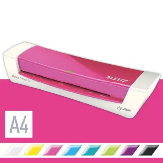 LEITZ iLAM Home Office A4 teplý laminátor, WOW růžová LEITZ iLAM Home Office A4 teplý laminátor, WOW růžová