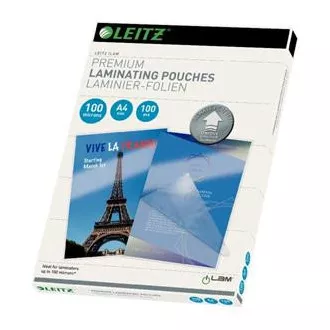 LEITZ Laminovací kapsy A4 se směrovací technologií, 100 mic (100 ks)