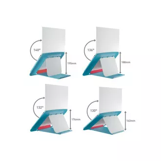 LEITZ Nastavitelný stojan pod notebook ERGO Cosy, klidná modrá LEITZ Nastavitelný stojan pod notebook ERGO Cosy, klidná modrá