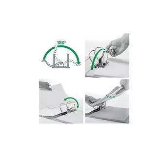LEITZ Mobilní pořadač 180° Active STYLE, 75 mm, saténově černá