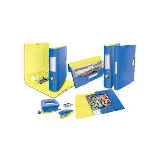 LEITZ Set mini sešívačky a děrovačky UrbanChic, modrá LEITZ Set mini sešívačky a děrovačky UrbanChic, modrá