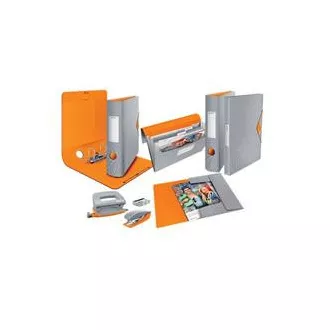 LEITZ Set mini sešívačky a děrovačky UrbanChic, tmavě šedá LEITZ Set mini sešívačky a děrovačky UrbanChic, tmavě šedá