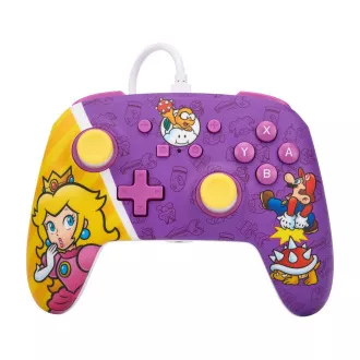 PowerA Enhanced Wired Controller for Nintendo Switch - Princess Peach Battle PowerA Enhanced Wired Controller for Nintendo Switch - Princess Peach Battle