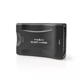Nedis VCON3463BK - HDMI Převodník | SCART Zásuvka | Výstup HDMI | 1cestný | 1080p | 1.2 Gbps | ABS | Černá