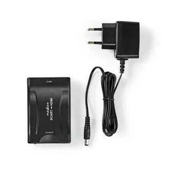 Nedis VCON3463BK - HDMI Převodník | SCART Zásuvka | Výstup HDMI | 1cestný | 1080p | 1.2 Gbps | ABS | Černá