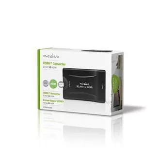 Nedis VCON3463BK - HDMI Převodník | SCART Zásuvka | Výstup HDMI | 1cestný | 1080p | 1.2 Gbps | ABS | Černá
